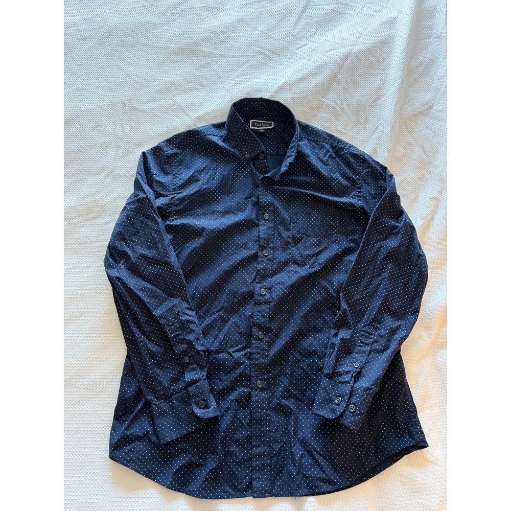 Club‎ Room Long Sleeve Button Up Shirt Men's Size Large